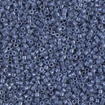 14SD367-BLR: DB267 DELICA OP BLUEBERRY LSTR 11/0 - 9GM