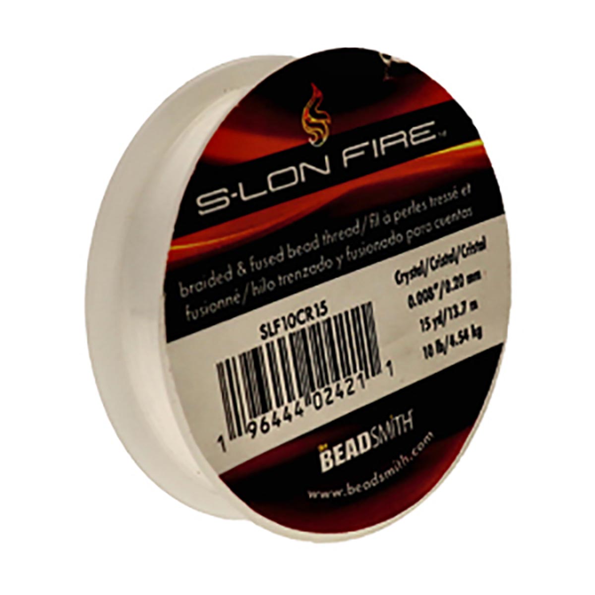 SLF10CR15: S-LON FIRE 10 LB CRYSTAL 0.008 IN/.20 mm DIA 15 YRD