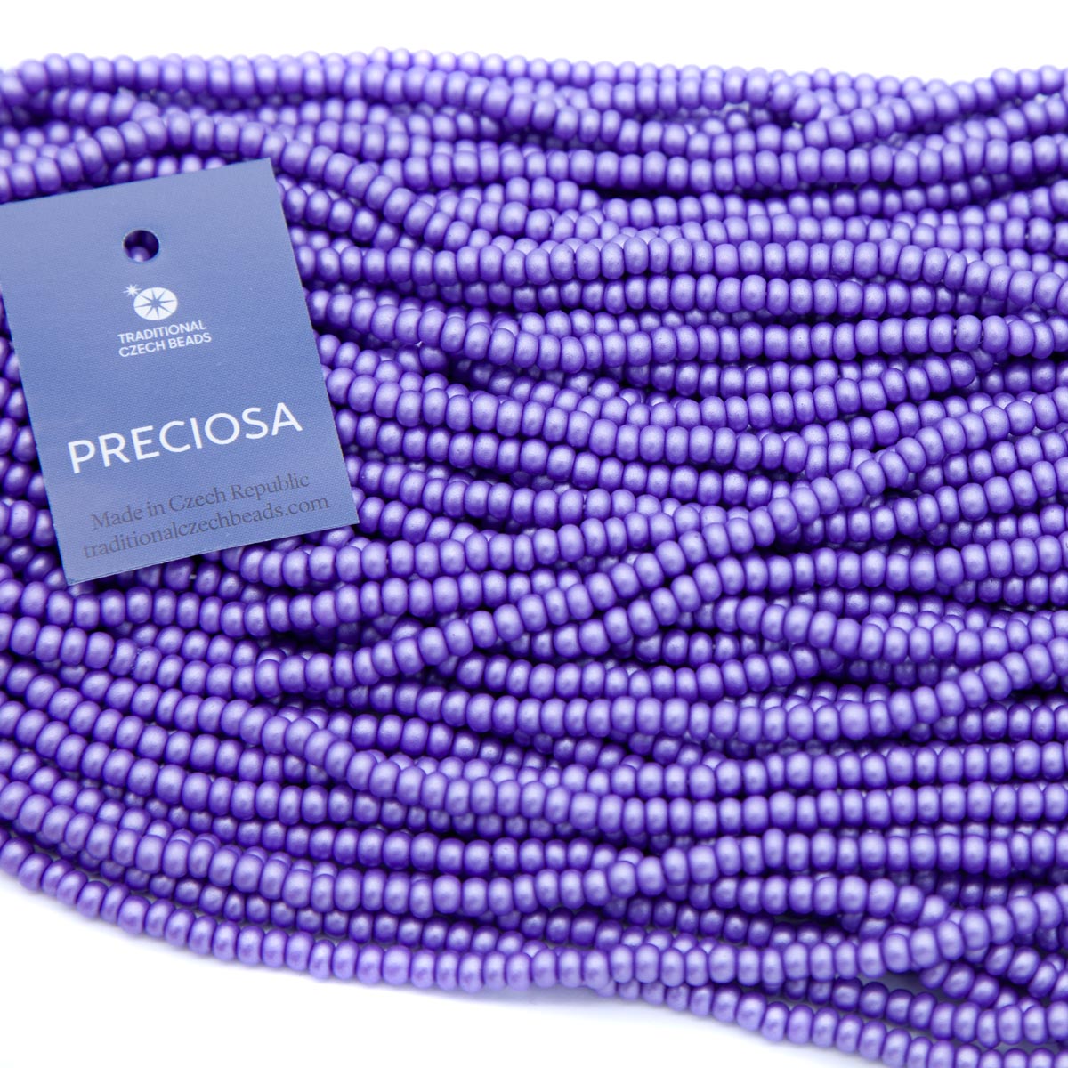 6SB997-P: Cz Seed Bead Permalux Lavender 6/0 - 36 Strings