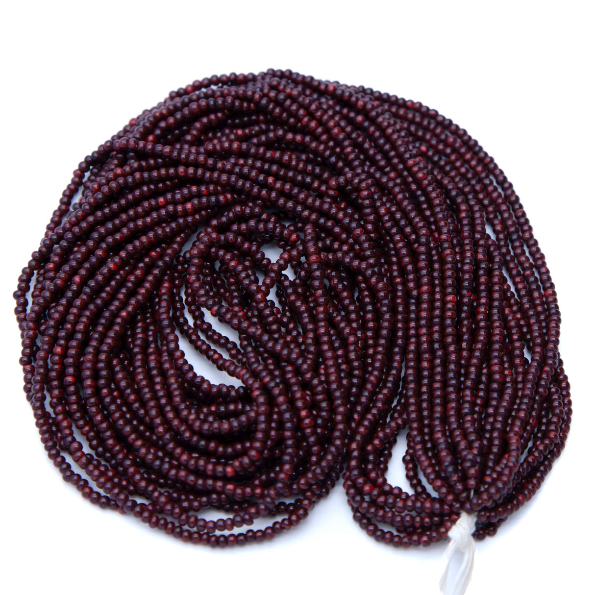 10SB144-52R: Cz SB Red Travertine Stone 10/0 1 Hank