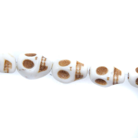 4ST50-T: Magnesite Skull Tan 6x8mm