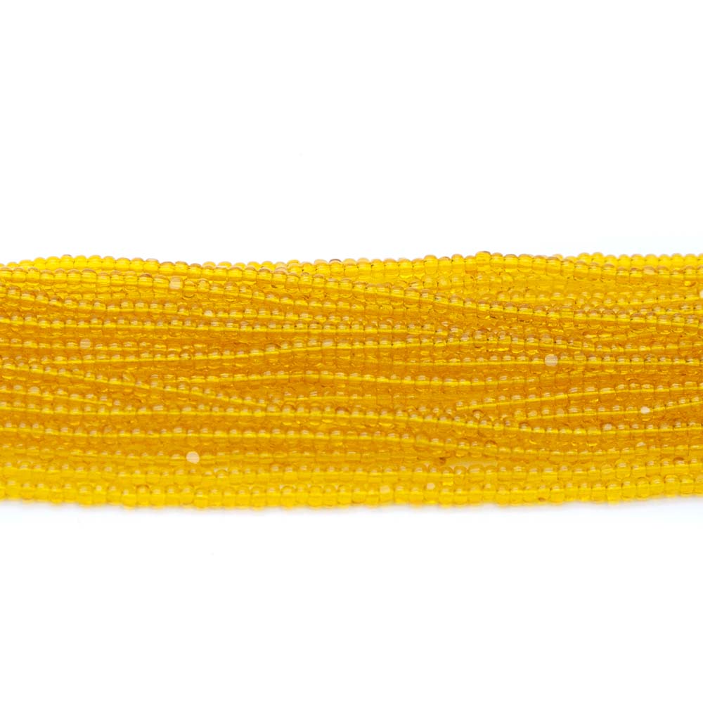 13SB226-C: CZ Seed Bead Charlotte Dandelion 13/0 18HK