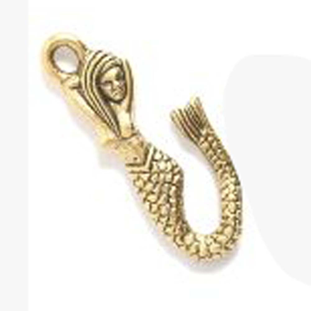 PW5411B-AG: Mermaid Tail (HOOK ONLY) Ant Gold 24mm