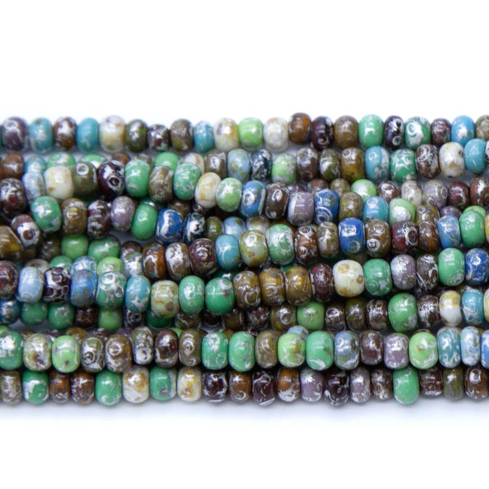 6SB5699R: CZ SB PCSSO Travertine LSTR Mix 6/0 6ST
