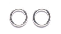 8FI891-S: Solid Jump Ring Silver 8mm 18GA 24PPK