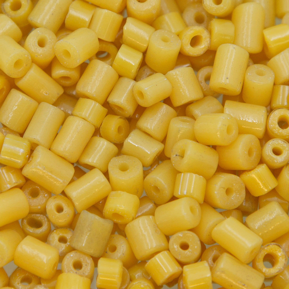 5SV100-33: Vintage Venetian Tube Op Medium Greasy Yellow 5MM