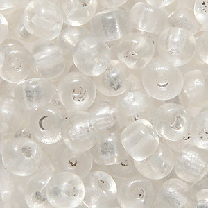 5SV212-UR: Vintage Venetian Transparent Clear #1 Frosted 5/0 50 Gram Bag