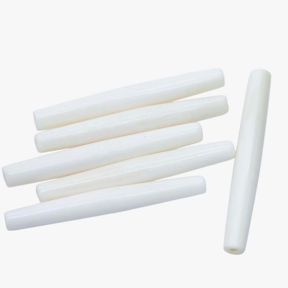 64BN114-TH: India Bone Tube 1 Inch 15 Pieces