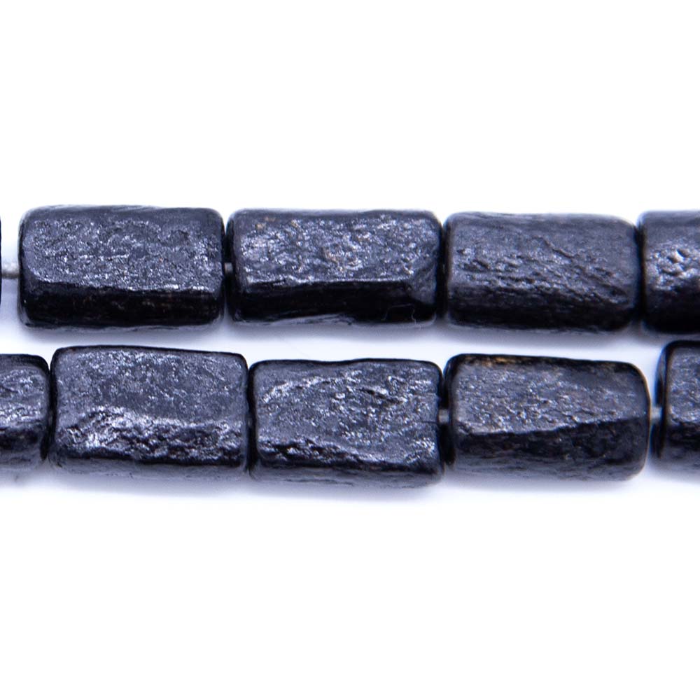 64WO109: Wood 2 Side Tube Black 6x13mm 100PST