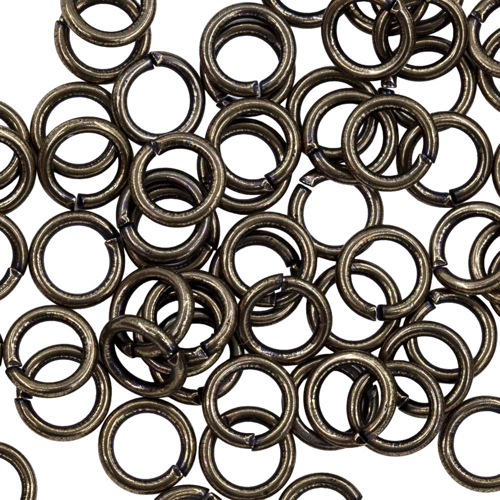 6FI200-AB: Jump Ring ANT Brass 6mm - 72PC