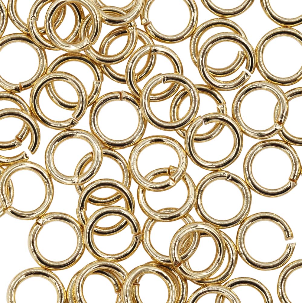 6FI200-G: Jump Ring Gold 6mm NF - 72PC