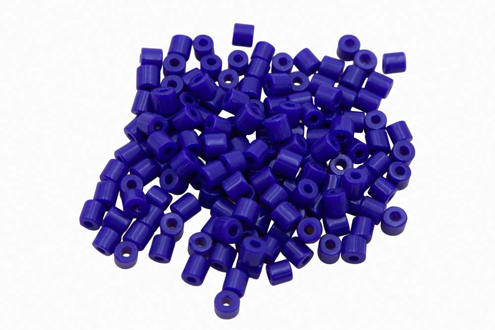 6IN176: Tile Bead Royal Blue 6mm - 50GM