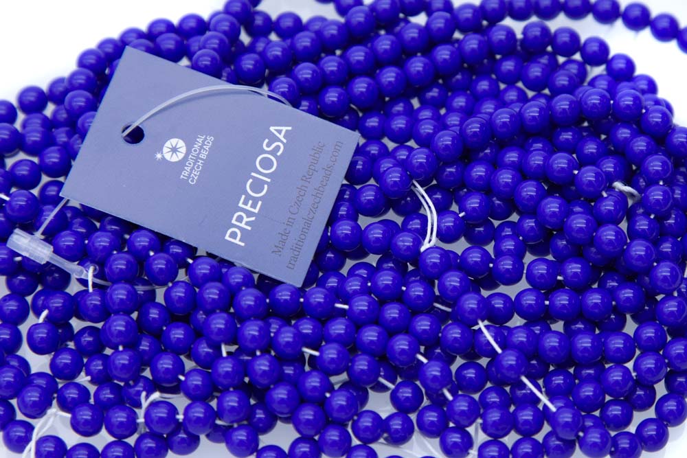 6RD176R: CZ Round Bright Blue 6mm - 50 Pc