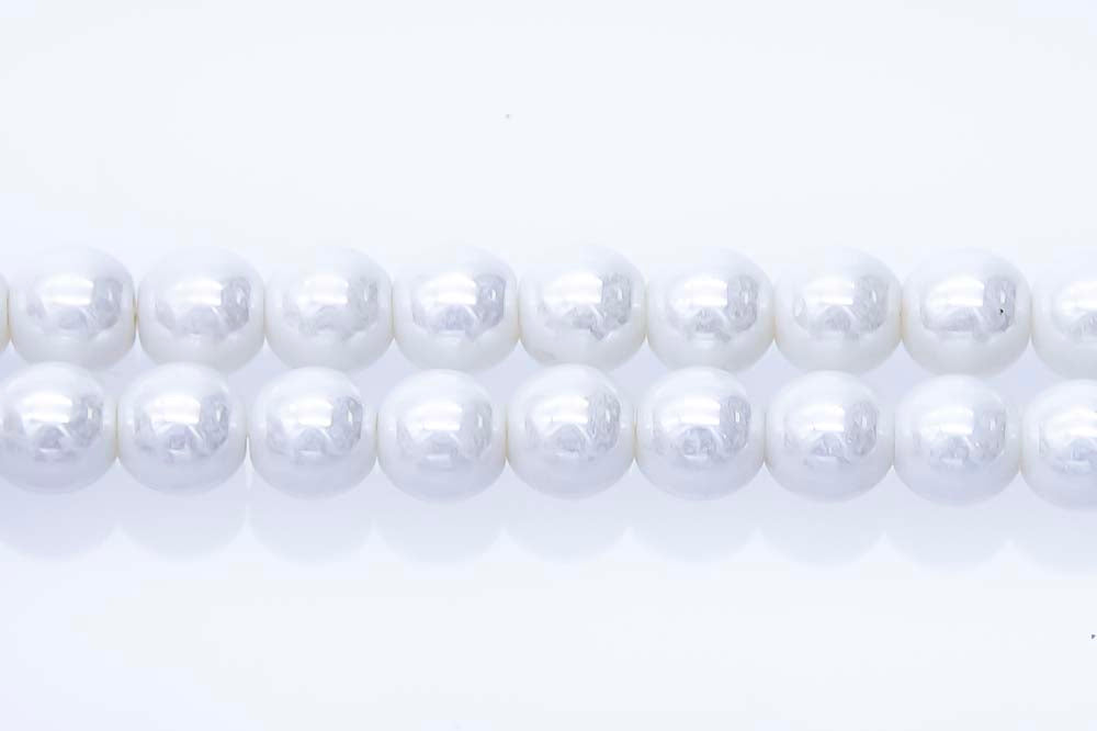 6RD312R: CZ Round Luster White 6mm - 50 Pc