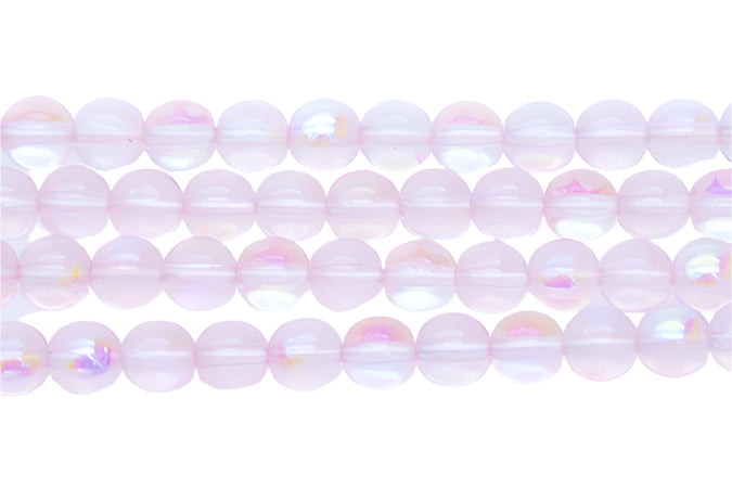 6RD591: CZ Round Pink Aurora Borealis 6mm - 600 Pc