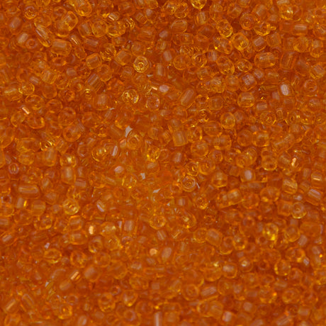 71SV229-2R: Vin VEN TRNS Burnt Orange #2 Hex 11/0 50GM