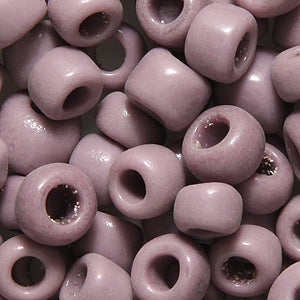 78SV196: Vintage Venetian Medium Crow Opaque Orchid #1 7mm 250 Grams