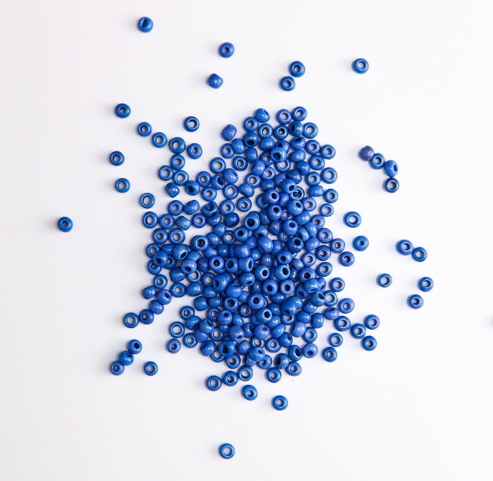 7SV100-12: Vintage Venetian Opaque Luster Cornflower Blue 7/0 250 Grams