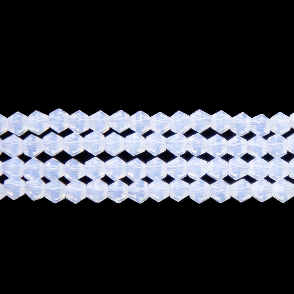 84CG210: 4mm Opalite Faceted Bicone