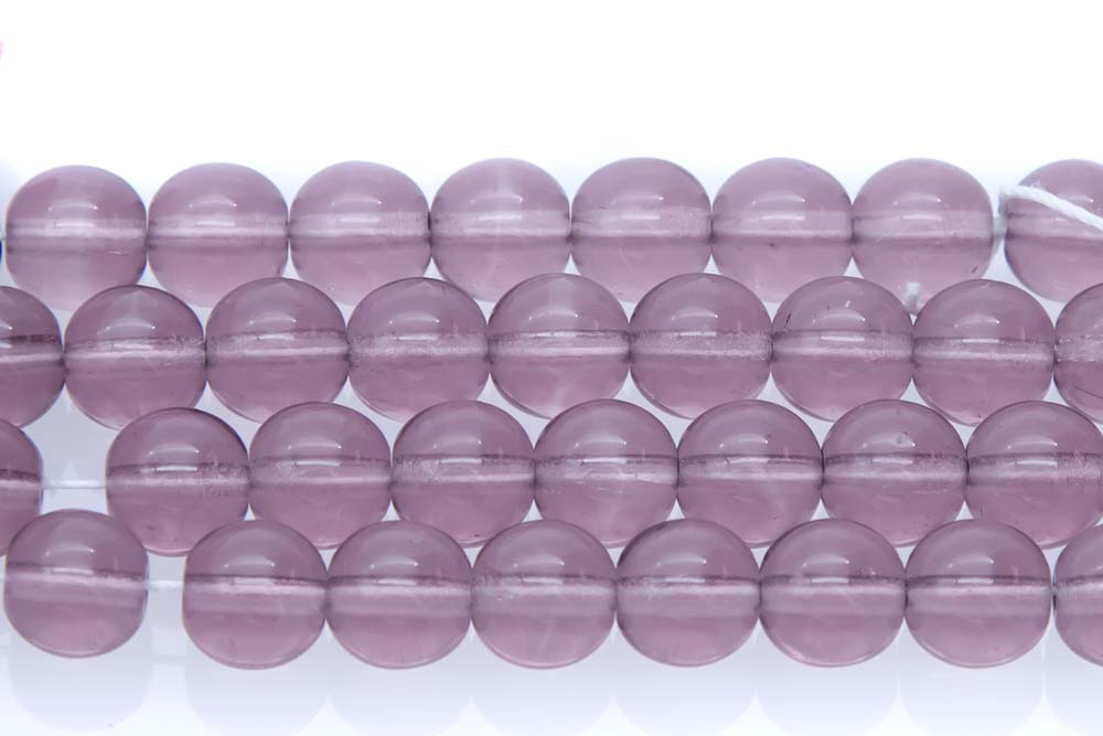 8RD296R: CZ Round Light Amethyst 8mm - 25 Pc