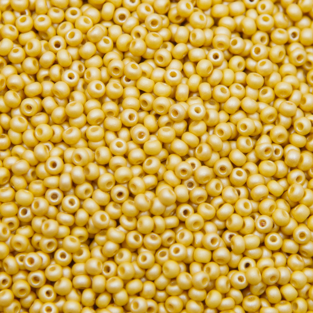 8SB928-PLR: CZ Seed Bead Permalux Yellow Brown 8/0 Loose