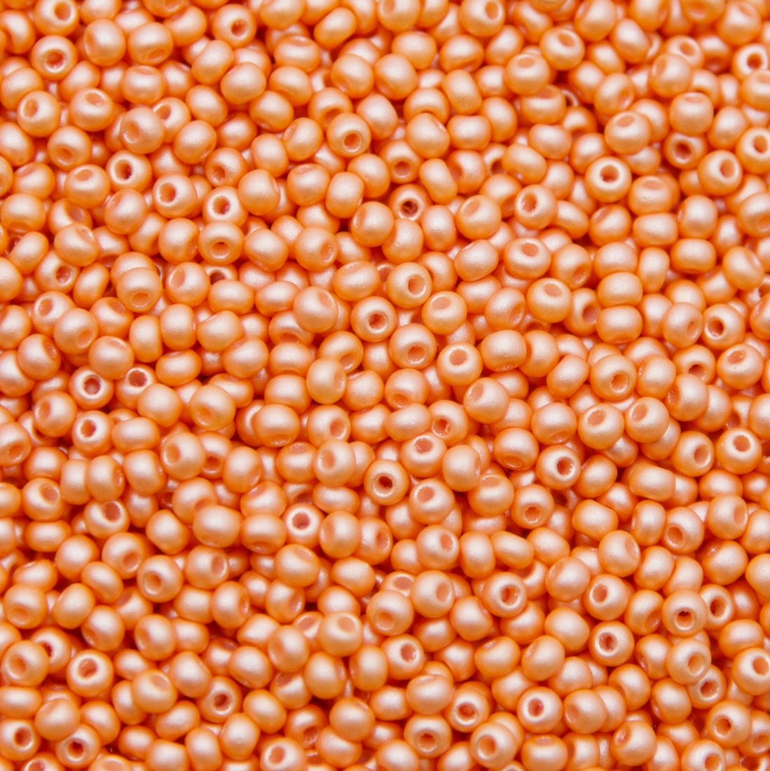 8SB933-PLR: CZ Seed Bead Permalux Apricot 8/0 Loose