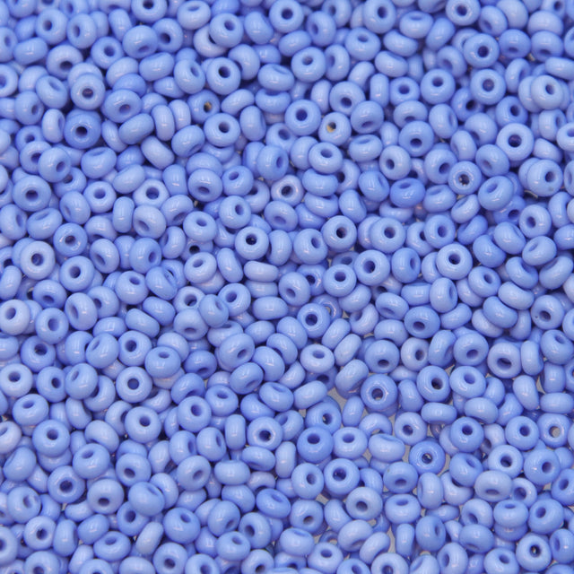8SV172-2R: Vintage Venetian Seed Bead Blue #2 Op 8/0 - 50GM