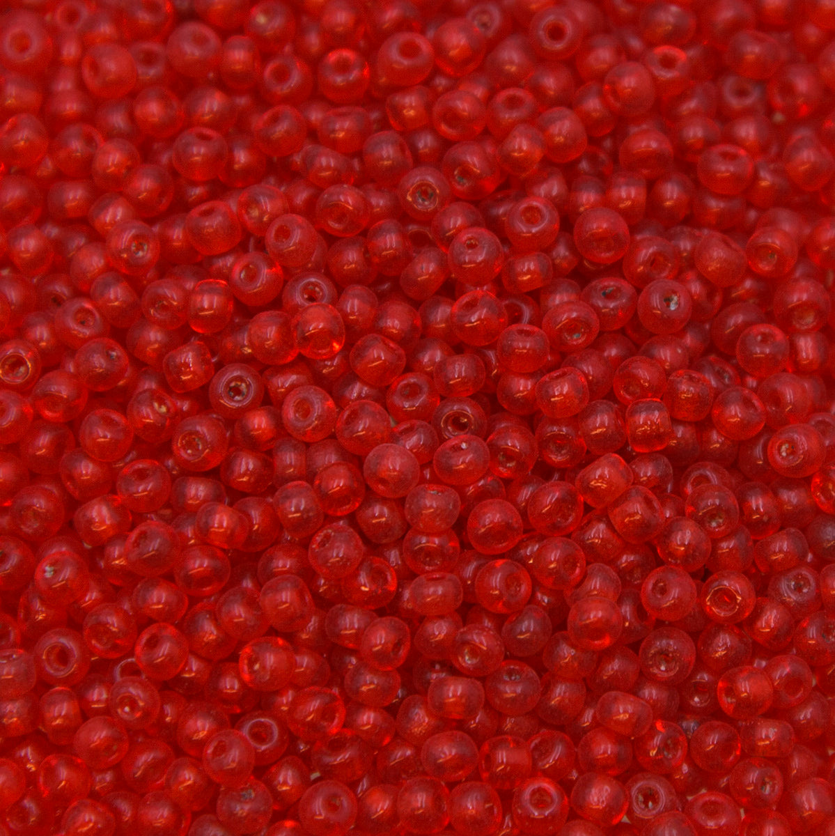8SV236-2: Vintage Venetian Seed Bead Red Orange #2 8/0-500 Grams