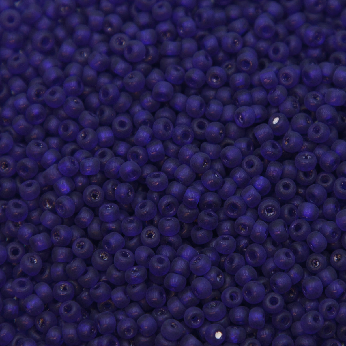 8SV278-UR: Vin Ven Seed Bead Tr Blue #1 Unfin 8/0 - 50GM