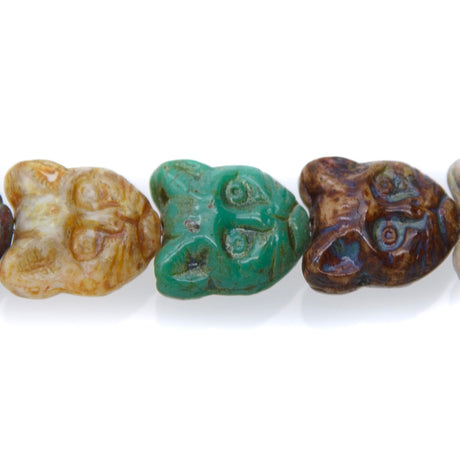 92KC101-ST:  CZ Cat Face Mix 13mm - 15PPK