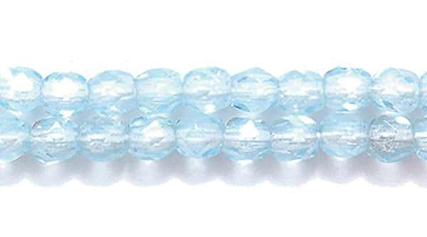 3FC262: CZ FACET RD TRANS LT Aqua 3mm-1200PC