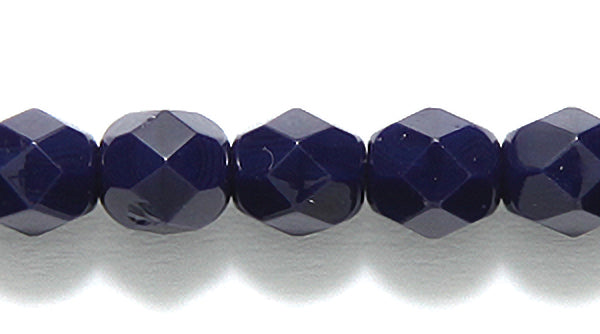 6FC179: CZ FC Opaque Deep Navy Blue 6mm-300PC