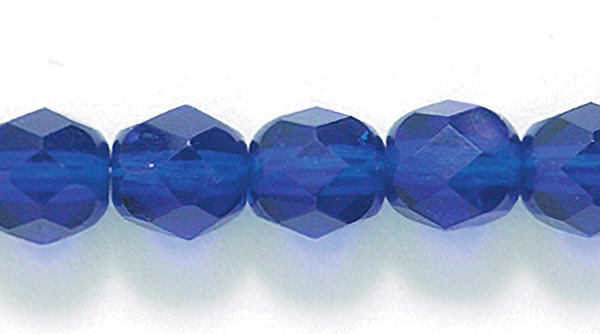 6FC278: CZ FACET RD TRANS Cobalt 6MM-400PC