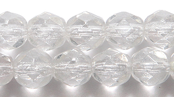 6FC312-T: CZ FACET RD Crystal Luster 6MM-300PC