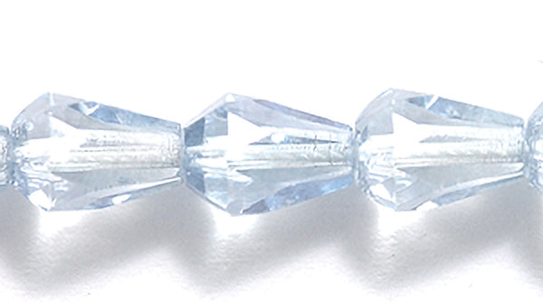 47FC064-B: CZ FC Drop Crystal Aqua Picasso 5x7mm 300PC