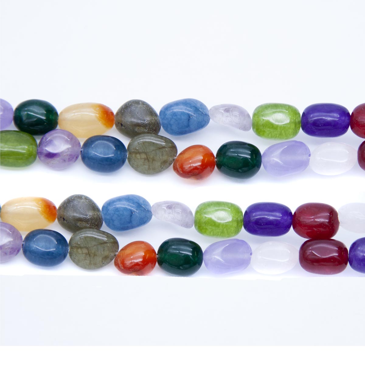 96ST525-Q: Mixed Quartz Pebble 8-10mm 1STR