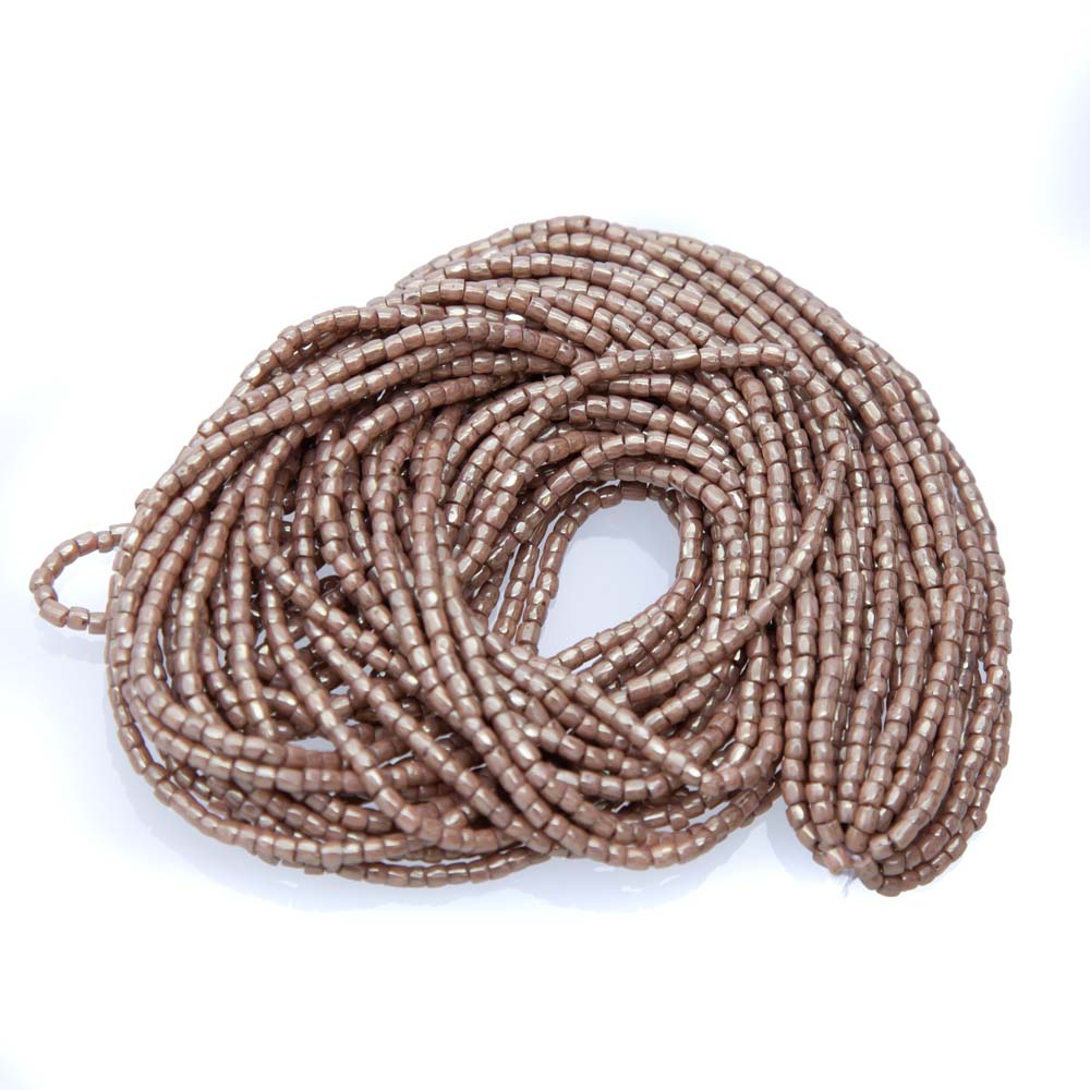 9SC393-RL: CZ Seed Bead 3-Cut Opaque High Luster Rose Color #46095 5HK