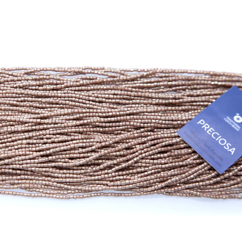 9SC393-RL: CZ Seed Bead 3-Cut Opaque High Luster Rose Color #46095 5HK