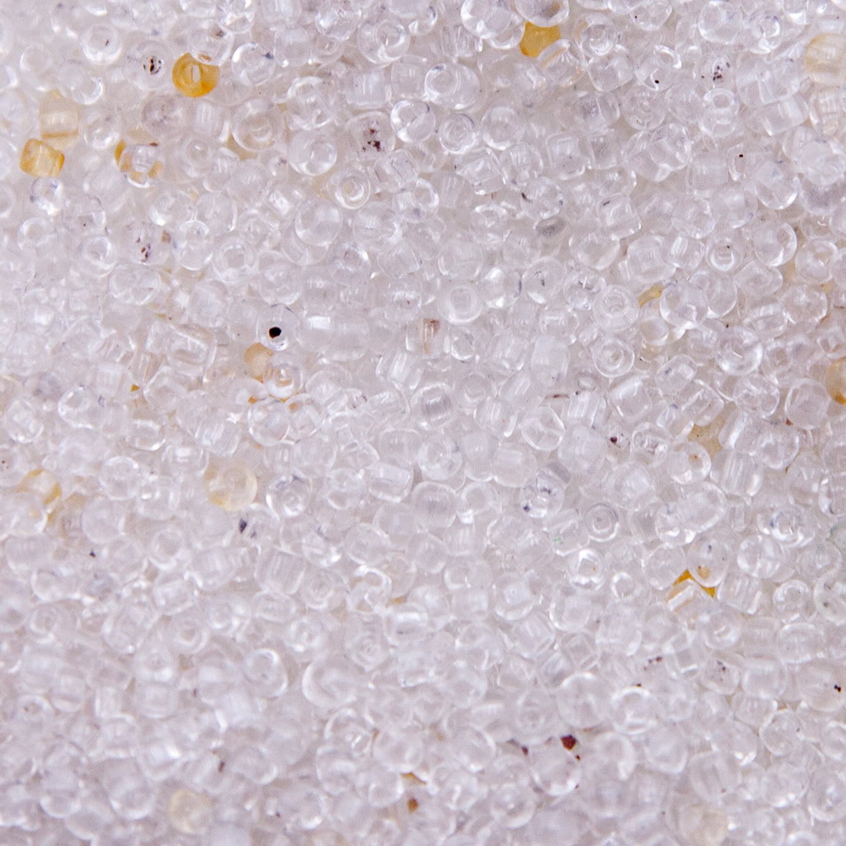 9SV100-14: Vintage Venetian Transparent Crystal/rust 9/0 250 Grams