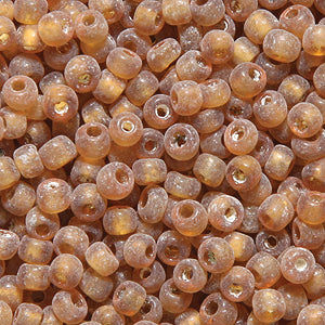 9SV253-13R: Vintage Venetian Transparent Gold #13 Frosted 9/0 150 Gram Bag