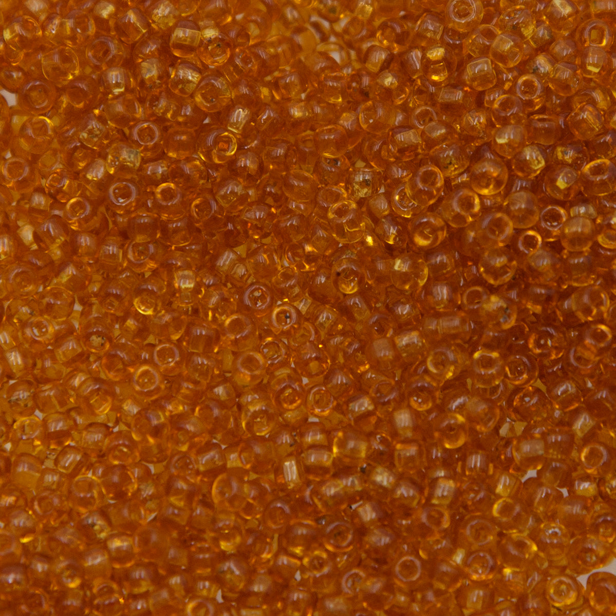 9SV254-3: Vintage Venetian Transparent Raw Sienna #3 SQ Hole 9/0 - 500 Grams