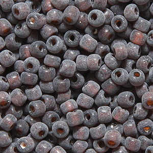 9SV258-1UR: Vintage Venetian Transparent Brown #1 Frosted 9/0 50 Gram Bag