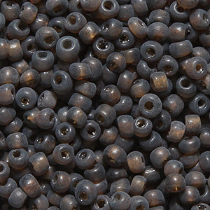 9SV259-5U: Vintage Venetian Transparent Sepia #5 Frosted 9/0 500 Grams