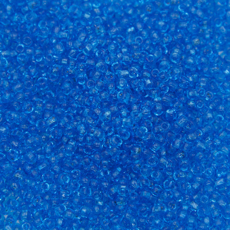 9SV264-2QR: Vin VEN TRNS Cerulean #2 SQ-HOLE 9/0 50GM