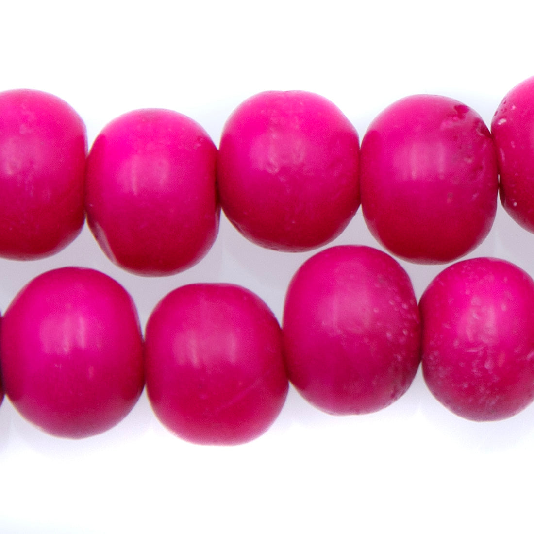 BN100-26: Hot Pink Colored Bone 12mm 13" String