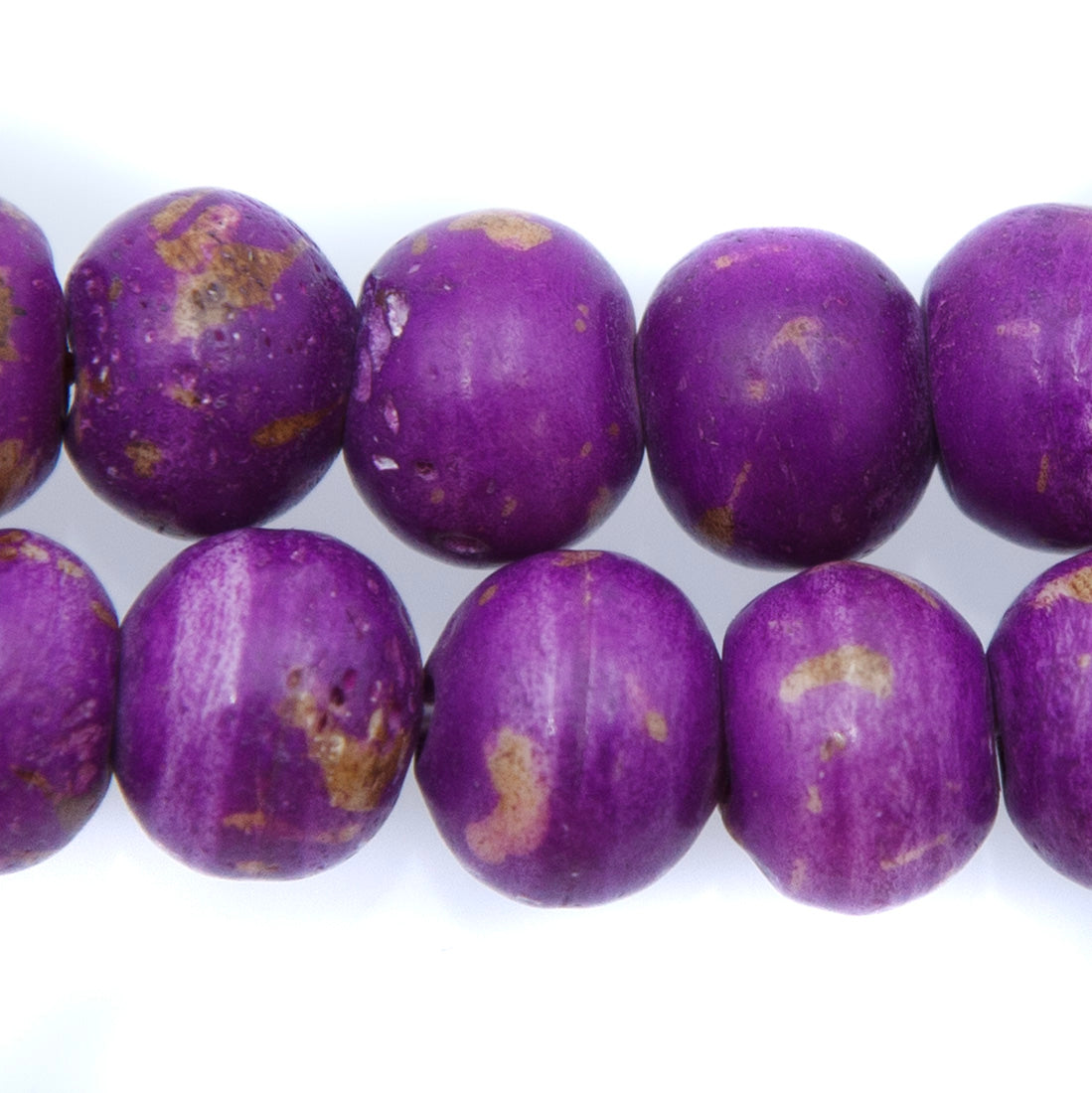 BN100-27: Purple Colored Bone 12mm 13" String