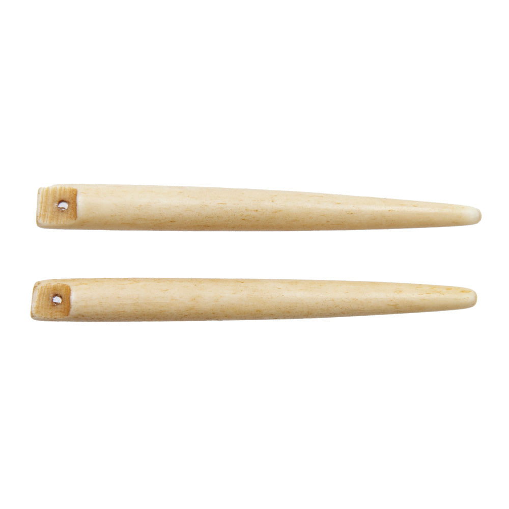 BN352-3AN: Bone HairPin Antiqued 3 Inch 5 Pieces