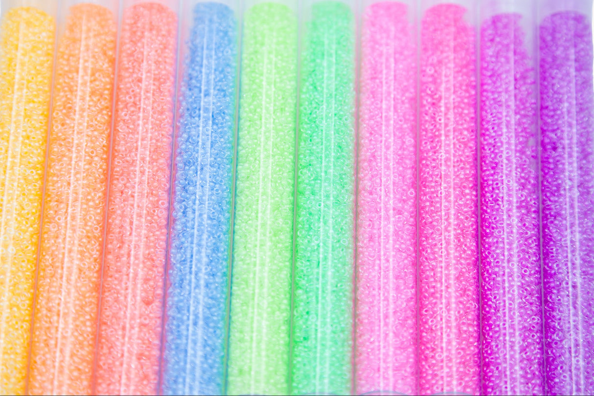 SDB999-MX1: Miyuki 11/0 ROUND Luminous Neons 24-25GM Ea