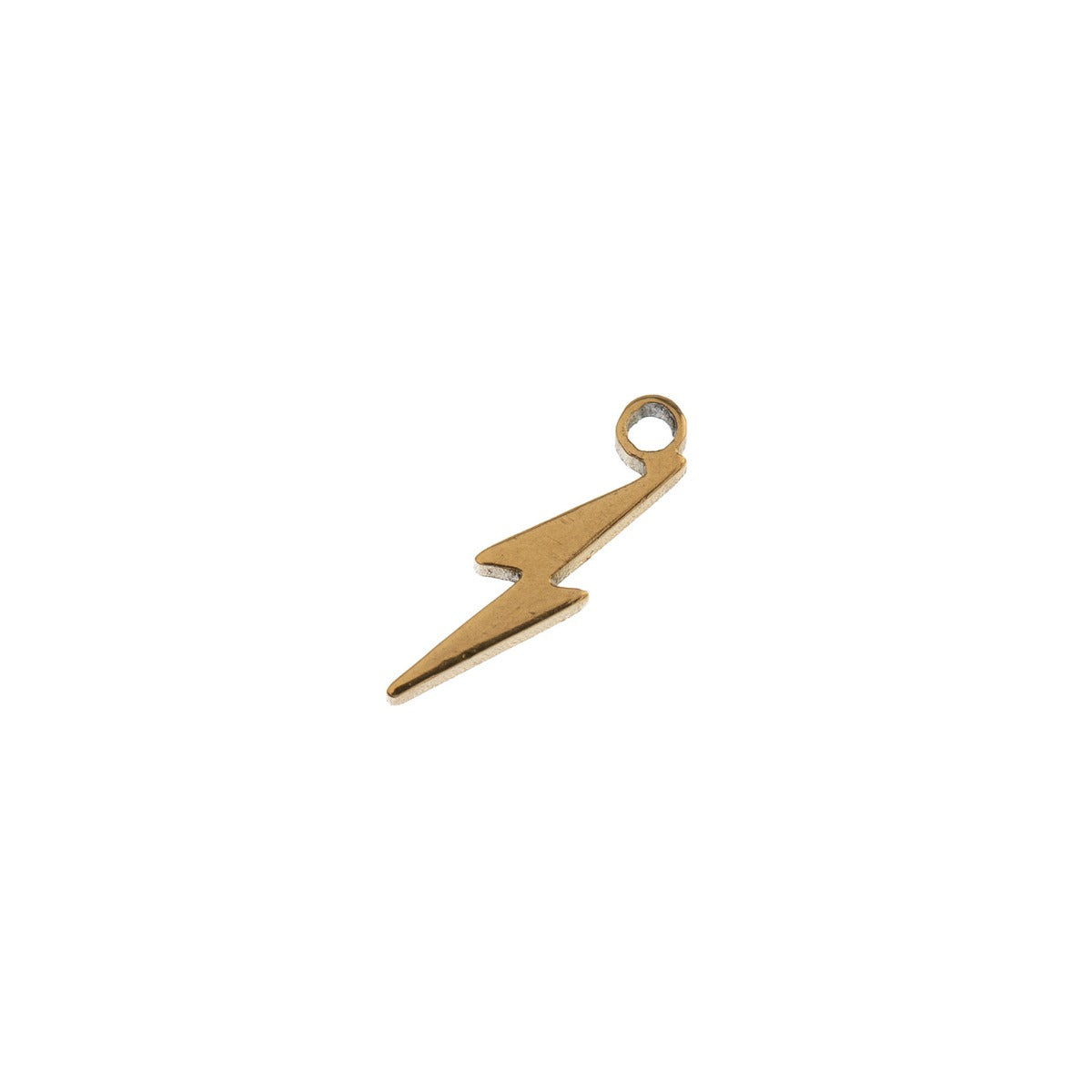 DZ0468-008: Zinc Charms 3.2x10.1mm Lightening Gold Plated - 10PPK