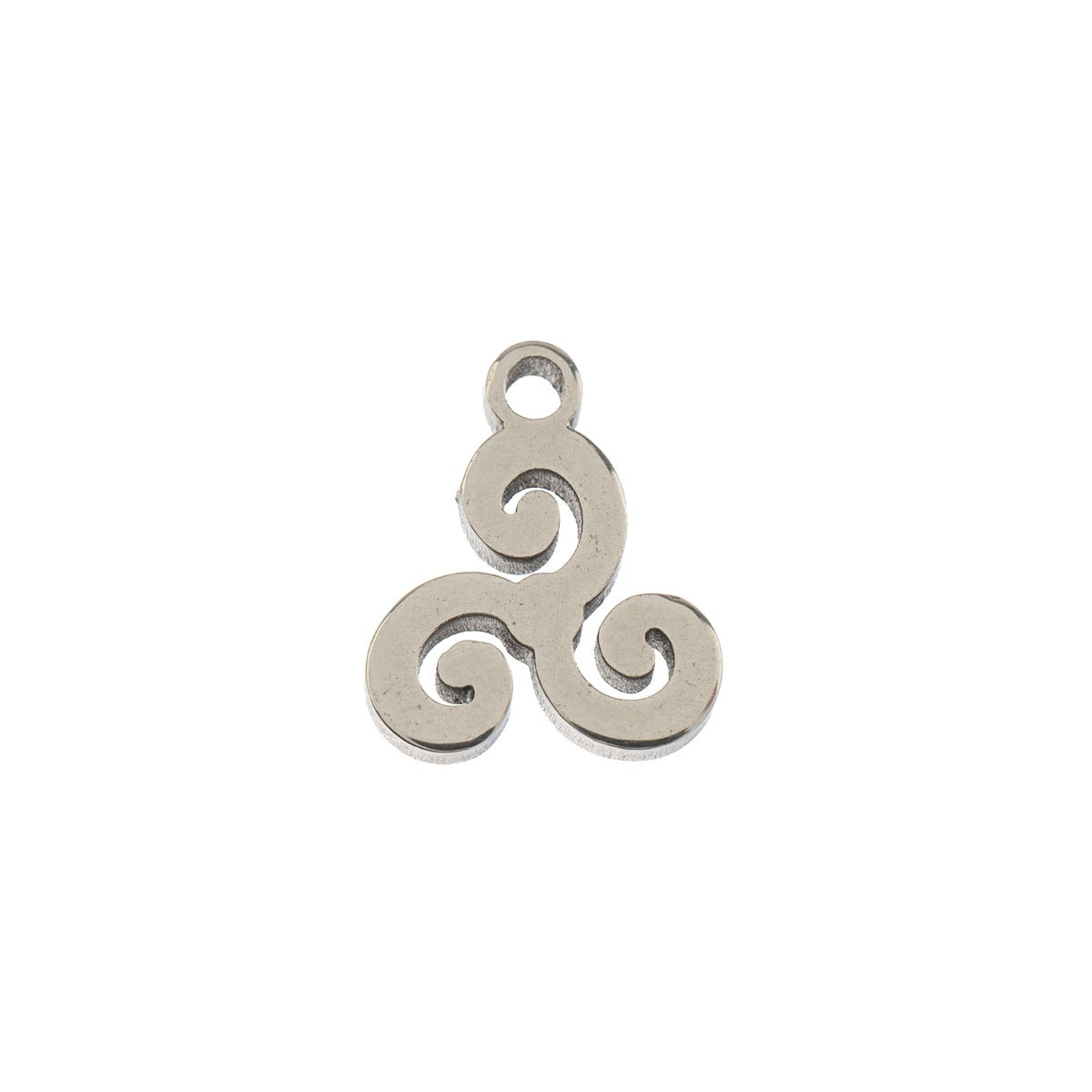 DZ0468-029: Zinc Charms 9.8x8.7mm Pinwheel Silver - 10PPK